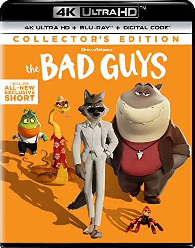 The Bad Guys – Collector’s Edition 4K Ultra HD + Blu-ray + Digital [4K UHD](packaging may vary)