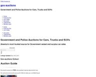 Gov-Auctions.org – #1 Government & Seized Auto Auctions. Cars 95% Off!