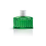 Laura Biagiotti Roma Uomo Green Swing, 4.2 oz – EDT Spray – Cologne for Men – Woody, Floral Fragrance – Long-Lasting – Natural Spray – Elegant Bottle