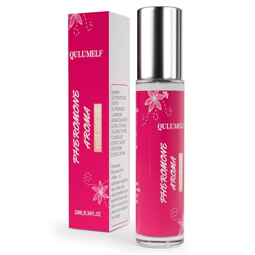 QULUMELF Pheromone Perfume for Women,Fragrance Pheromone Cologne Attract Men, Long Lasting Women’s Perfume, Roller Ball Design, Portable and Fruity
