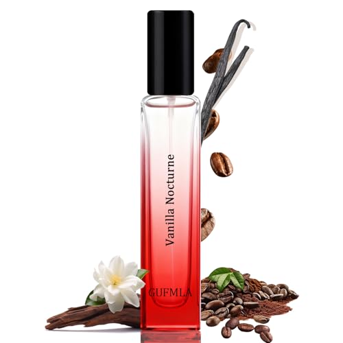 GUFMLA Pheromones Perfumes for Women – Vanilla Nocturne Long Lasting Eau De Parfum Cologne, Featuring an Amber Vanilla Perfume in a 15ml / 0.5fl.oz Travel Size Perfume Spray