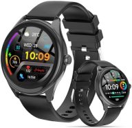 DIVOAZBVO Smart Watches for Women Men, 1.39″ HD IPS Touchscreen Smartwatch with 120 Sports Modes, Heart Rate/Sleep Monitor, IP67 Waterproof, Bluetooth Call & Music Control for iPhone/Android (Black)