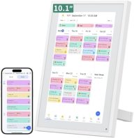 Smart Digital Calendar, 10.1″ HD Smart Touch Screen Home Interactive Electron Calender WiFi Planner,Meal Schedule, Duty Chart,Achievement Rewards- Built-in Digital Photo Frame Function