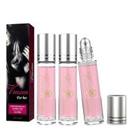 3Pcs Lunex Phero Perfume, Verola Perfume for Women, Women Pheromone Perfume, Specially Designed For Women, Portable Perfume Long Lasting Female, Roll On Perfume Phero Oil.