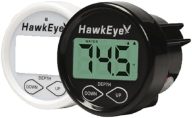 HawkEye DT2BX-TM In-Dash Depth Sounder with Air and Water Temperature (Includes Transom Mount Transducer)
