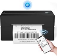 PeriPage Bluetooth Thermal Shipping Label Printer,Wireless 4×6 Shipping Label Printer for Shipping Packages,Support iPhone iPad Android Windows & Mac,Used for Amazon, Ebay,Shopify, Etsy, USPS.