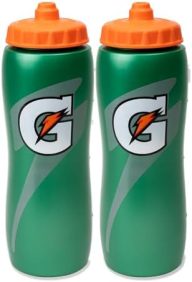 Gatorade 32 Oz Squeeze Water Sports Bottle – Pack of 2 – New Easy Grip Design