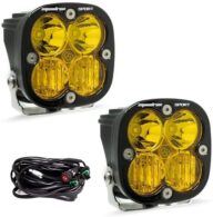 Baja Designs Squadron Sport LED Light Pod Pair – 2 PCS LED with Wiring Harness (Driving Combo; Amber)