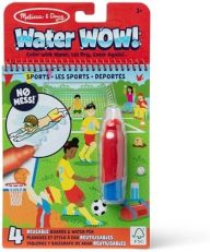 Melissa & Doug On The Go Water Wow! Reusable Water-Reveal Coloring Activity Pad – Sports