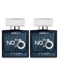 FARMASI 2-Pack NO.70 Eau de Parfum Men – Distinctive Scent Sophisticated Fragrance Long Lasting Luxury Cologne Bold Aroma Signature Perfume Masculine Essence Day Night Wear