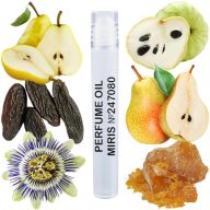 MIRIS No. 247080, Inspired by Tropical Cherimoya Cologne, Long-Lasting Unisex Perfume Oil for Women & Men Roll-On, Rollerball 0.34 Fl Oz / 10 ml