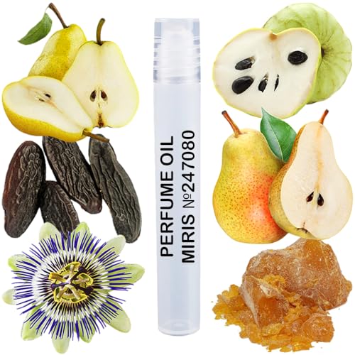 MIRIS No. 247080, Inspired by Tropical Cherimoya Cologne, Long-Lasting Unisex Perfume Oil for Women & Men Roll-On, Rollerball 0.34 Fl Oz / 10 ml