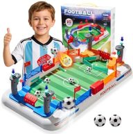 Mini Soccer Board Game for Kids: Foosball Table Toys for 3 4 5 6 7 8-12 Year Old Kids – Pinball Interactive Sports Game Age 3+ Indoor Home Party – Gift for Boys Girls Birthday Christmas Grandkids
