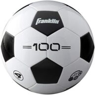 Franklin Sports Soccer Balls – Youth & Adult – Sizes 3, 4 & 5 – Single & Bulk Packs – Black & White