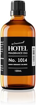 AirScent Ritzy Hotel Fragrance Oil No. 1014 – The Iconic 5-Star Hotel Coastal Blend – Lemon Bergamot Sea Breeze – 120 mL Hotel Diffuser Oil for Ultrasonic and Waterless Diffusers and Crafting