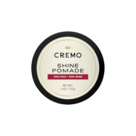 Cremo Hair – Premium Barber Grade Pomade, High Hold & Shine, Hair Styling, 4 Oz