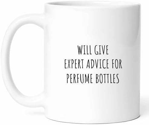 Expert Perfume Bottles Mug – Fragrance Aficionado Coffee Cup – Collector Funny Gift From – Scent Enthusiast Tea Mugs – Collection Cups – 11 Oz Ceramic Gifts For Lovers, Birthday, Him, Her, Christmas