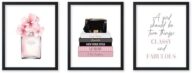 Poster Master 3-Piece Fashion Poster – Classy And Fabulous Print – Perfume Art – Luxury Designer Art – Gift for Him, Her & Fashionista – Glam Decor for Living Room or Office – 8×10 UNFRAMED Wall Art