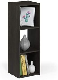 Furinno Pelli Cubic Storage Cabinet, 3×1, Espresso