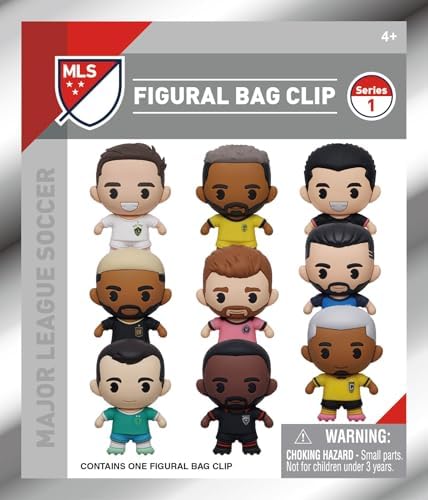 Major League Soccer Players Series 1 – 5″ Collectible Bag Clip – Blind Bag (ONE Random Figure) – Sports Athlete Keychain/Backpack Accessory | Official Licensed Merchandise