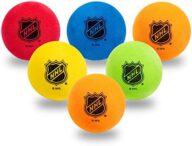Franklin Sports Mini – Indoor Floor Hockey Balls for Kids – 6 Soft Foam Balls – Assorted Colors