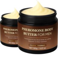 Pheromone Body Butter For Men | Cologned Skin Cream with Shea Butter, Cocoa Butter & Coconut Oil | Moisturizing, Long-Lasting Fragrance, Non-Greasy, Alcohol-Free, Vegan 5oz