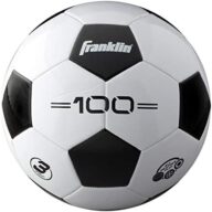 Franklin Sports Soccer Balls – Youth & Adult – Sizes 3, 4 & 5 – Single & Bulk Packs – Black & White