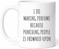 Funny Making Perfume Mug – Fragrance Creator Coffee Cup – Scent Specialist Funny Gift From – Designer Tea Mugs – Cups – 11 Oz Ceramic Gifts For Enthusiasts, Birthday, Him, Her, Mixing, Perfumer