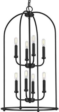 Progress Lighting P500303-031 Leyden Hall & Foyer, 33.00×18.00×18.00, Black