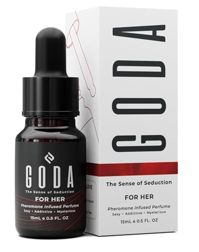 GODA Pheromones Perfume for Women – The Original – Long-Lasting Women’s Fragrances with Jasmine and Rose, Vegan & Cruelty-Free – 15ml/0.50 fl. oz