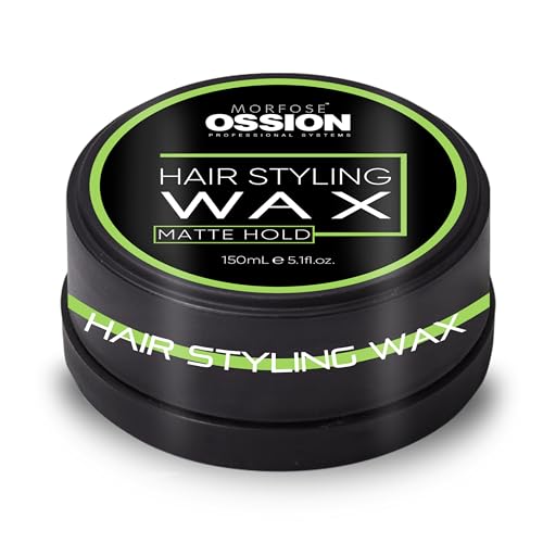 Morfose Barber Wax,(5.30 Ounce (Pack of 1), Matte Hold, Premium Hair Styling Wax for Men, Natural Shine, Easy Application, Ideal for Various Styles, Long-Lasting, Water-Soluble, Pleasant Fragrance