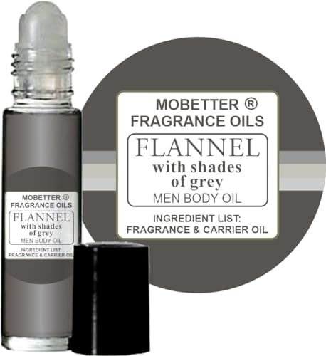 Flannel With Shades of Grey Men Fragrance Body Oil