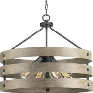 Gulliver Collection 4-Light Coastal Pendant Light Graphite