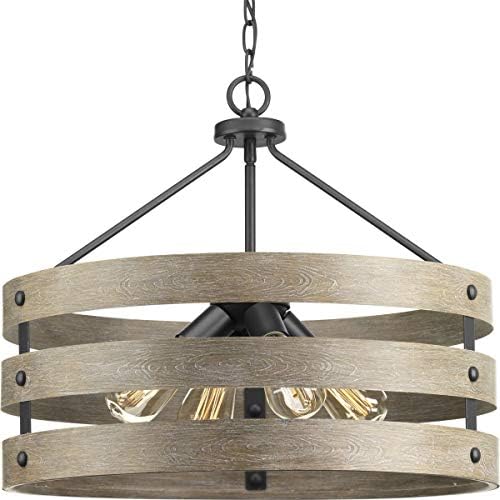 Gulliver Collection 4-Light Coastal Pendant Light Graphite