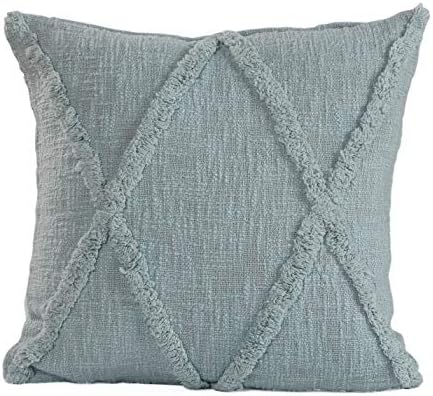 LR Home Pastel Blue Throw Pillow, 18″ x 18″,