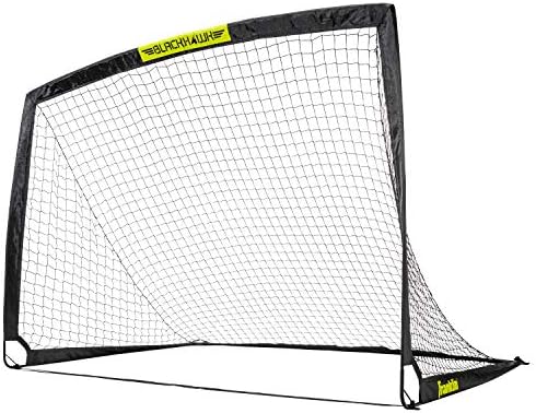 Franklin Sports Blackhawk Backyard Soccer Goal – Portable Pop Up Soccer Nets – Youth + Adult Folding Indoor + Outdoor Goals – Multiple Sizes + Colors