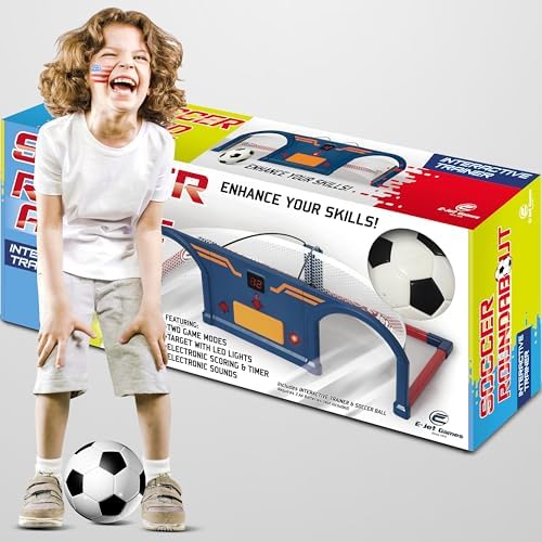 Soccer Trainer Ball Set, Soccer Roundabout Sport Games Gifts | Foot-Eye Coordination Hand-Eye, Football Exercises Agility Training