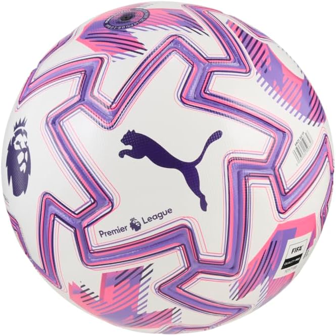 PUMA Orbita Pro Premier League Ball – Officially Licensed for Season 25/26, Fusion Construction, 32 Panels, Soft Touch, Excellent Flight, Air Retention
