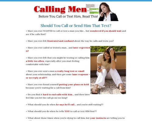 Calling Men – How, If, and When to Text and Call The Men You Date