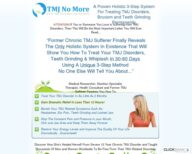 TMJ No More™ – Stop TMJ, Bruxism and Teeth Grinding Holistically