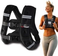 Weighted Vest – Weight Vest for Running, Strength Training & Muscle Building, Features Reflective Stripe for Safe Outdoor Workouts (available in 6lbs to 30lbs)
