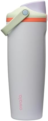 Owala FreeSip Sway Insulated Stainless Steel Water Bottle with Two-Way Spout, Built-In Straw and Bucket Handle, Made for Travel, School, and Sports, 30oz, BPA Free, Leak Proof, Beach House