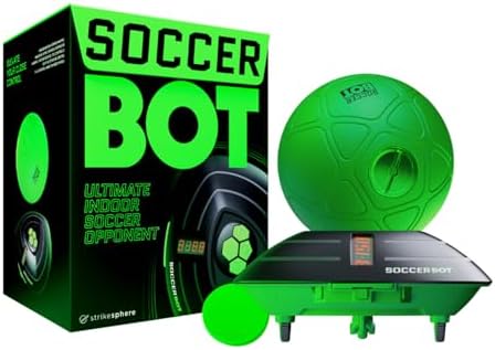 Soccer Bot – Ultimate Indoor Soccer Game with Score Tracker and Speed Modes, Soccer Training Toy