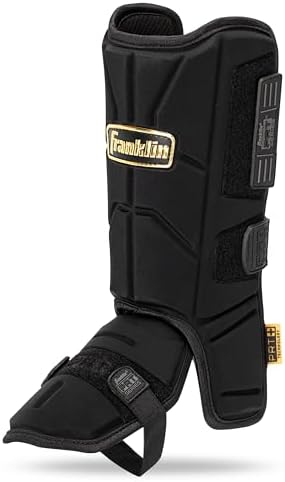 Franklin Sports Baseball + Softball Leg Guard – PRT Series Adult – Protective Leg + Ankle Guard + Toe Plate – One Size