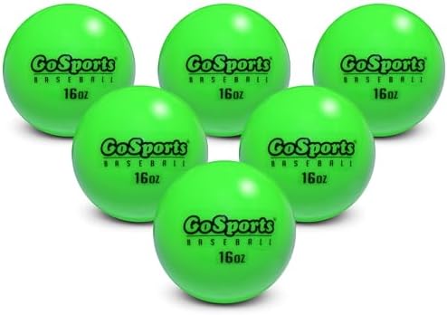 GoSports Weighted Training Balls – Choose Baseball or Softball – Hitting & Pitching Training for All Skill Levels – Improve Power and Mechanics