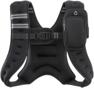 ZELUS Weighted Vest, 6lb/8lb/12lb/16lb/20lb/25lb/30lb Weight Vest with Reflective Stripe for Workout, Strength Training, Running, Fitness, Muscle Building, Weight Loss, Weightlifting