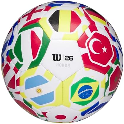 WILSON Honor Soccer Ball – Size 5, Multicolored