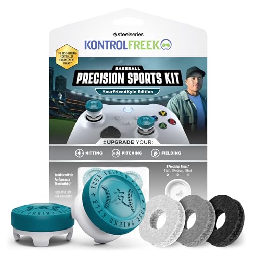 KontrolFreek Precision Sports Baseball Kit – YourFriendKyle Edition | Xbox One & Xbox Series X Controller | Blue and White