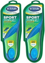 Dr. Scholl’s Sport Insoles (Pack of 2) // Superior Shock Absorption and Arch Support to Reduce Muscle Fatigue and Stress on Lower Body Joints (for Men’s 8-14)