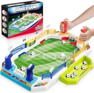 Mini Soccer Board Game for Kids, Birthday Christmas Soccer Gifts for 3 4 5 6 7 8-12 Year Old Boys, Football Table Toys, Pinball Interactive Sports Game for Indoor, Home Party, Family, Playroom, Travel